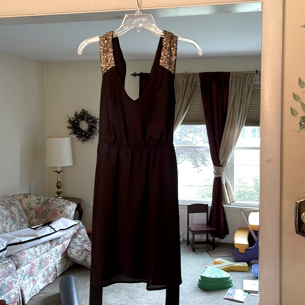 Black A-Line Skater Dress